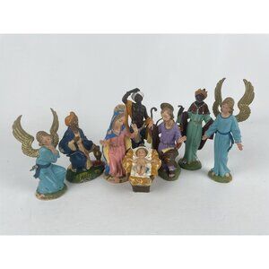 Fontanini 1983 Depose Nativity Figures Italy Nice RARE Lot of 8